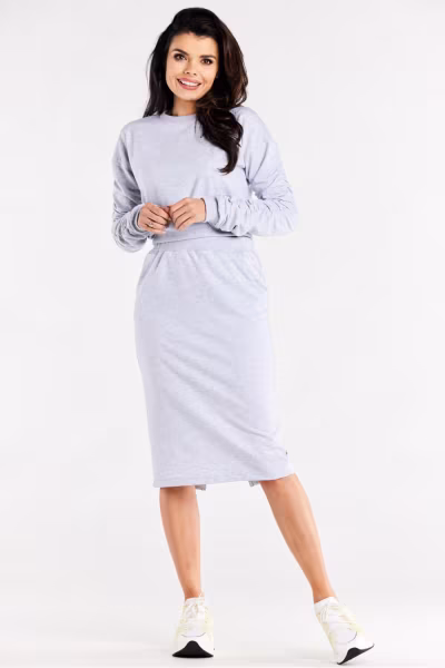 Bluza Damska Model M320 Grey - Infinite You — zdjęcie 2