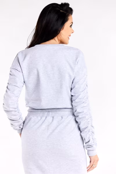 Bluza Damska Model M320 Grey - Infinite You — zdjęcie 3