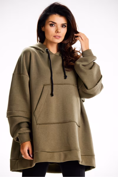 Bluza Damska Model M332 Khaki - Infinite You — zdjęcie 1