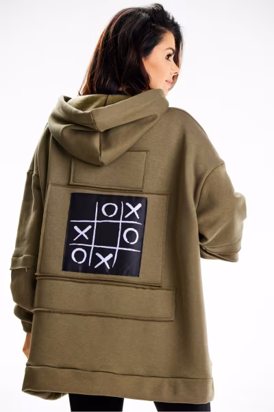 Bluza Damska Model M332 Khaki - Infinite You — zdjęcie 2