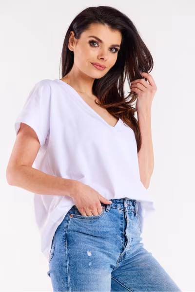 Bluzka Model M267 White - Infinite You — zdjęcie 2