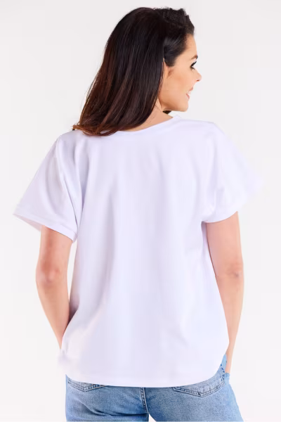 Bluzka Model M267 White - Infinite You — zdjęcie 3