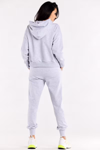 Spodnie Dresowe Model M319 Grey - Infinite You — zdjęcie 3