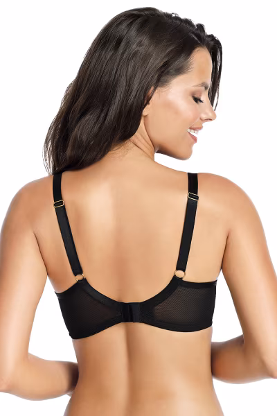 Biustonosz push up Biustonosz Usztywniany Model Moulded 1082 Black - Gaia — zdjęcie 2
