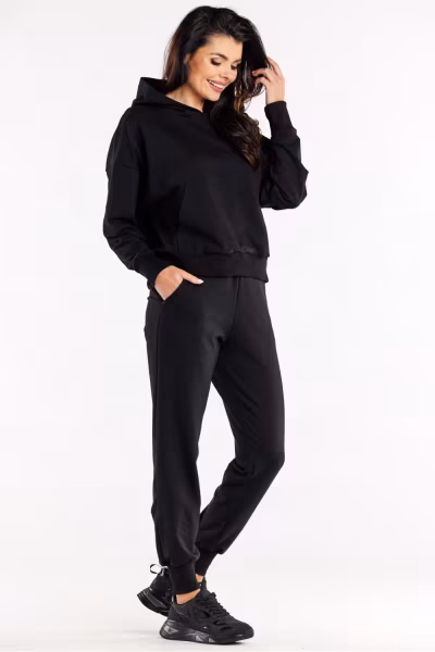 Spodnie Dresowe Model M319 Black - Infinite You — zdjęcie 2