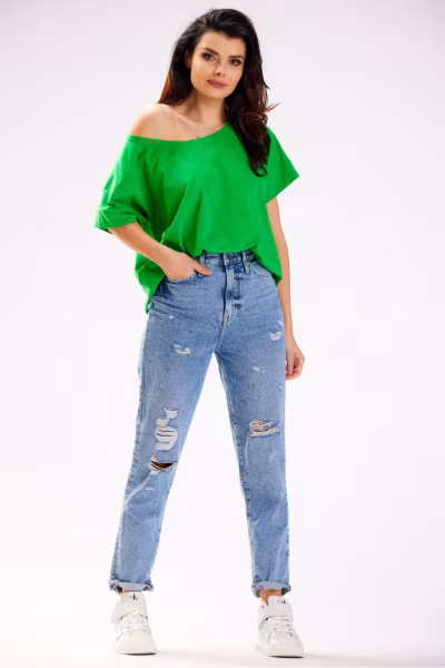 Bluzka Model M254 Green - Infinite You — zdjęcie 1