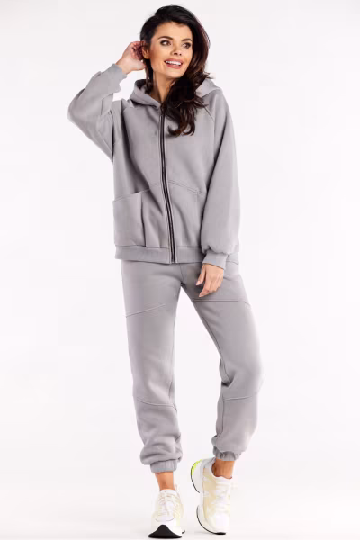 Spodnie Dresowe Model M325 Grey - Infinite You — zdjęcie 1