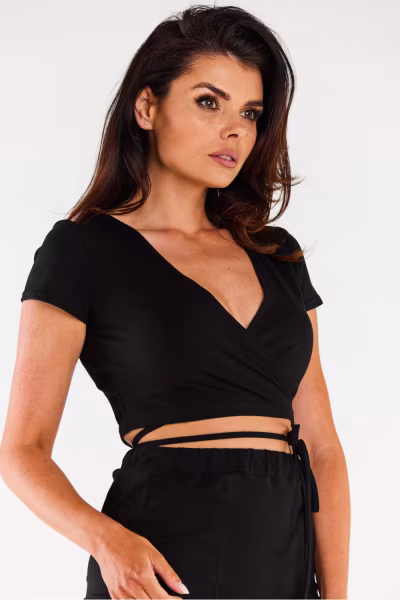 Bluzka Model M306 Black - Infinite You — zdjęcie 2