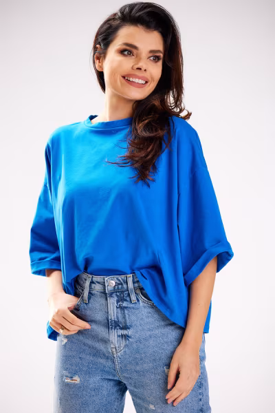 Bluzka Model M265 Blue - Infinite You — zdjęcie 1