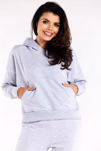 Bluza Damska Model M318 Grey - Infinite You — zdjęcie 1