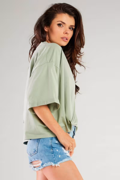 Bluzka Model M265 Mint - Infinite You — zdjęcie 2