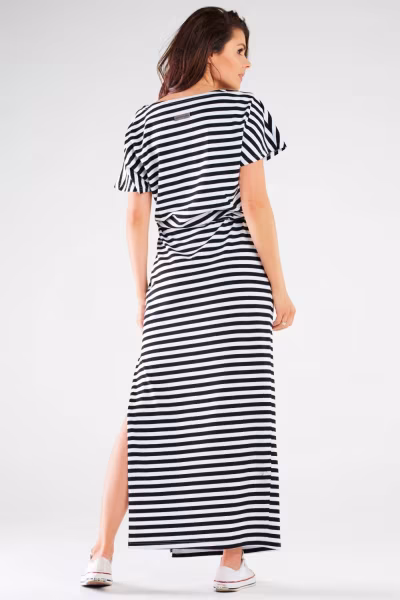 Sukienka Model M253 Black/Stripes - Infinite You — zdjęcie 3