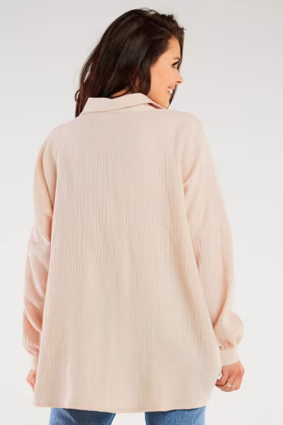 Koszula Damska Model M264 Beige - Infinite You — zdjęcie 3