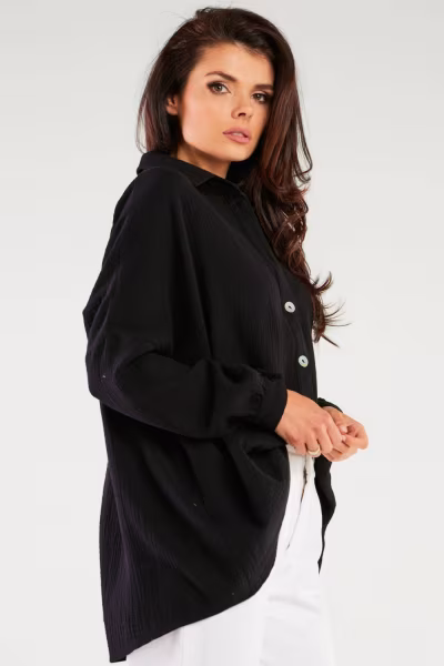 Koszula Damska Model M264 Black - Infinite You — zdjęcie 2