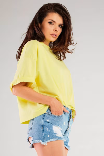 Bluzka Model M265 Yellow - Infinite You — zdjęcie 1