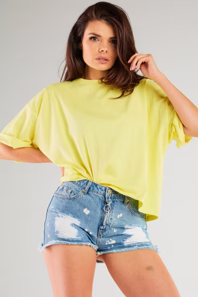Bluzka Model M265 Yellow - Infinite You — zdjęcie 3
