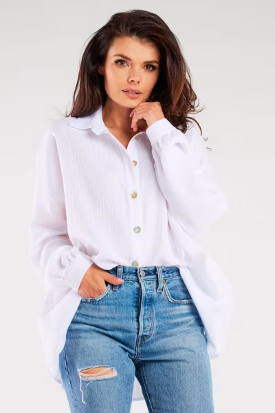 Koszula Damska Model M264 White - Infinite You — zdjęcie 1