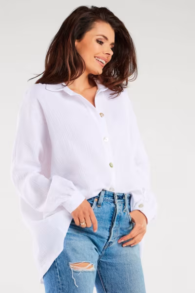 Koszula Damska Model M264 White - Infinite You — zdjęcie 2