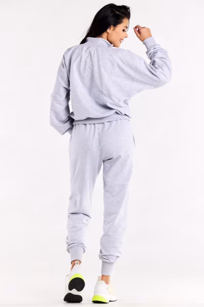 Spodnie Dresowe Model M317 Grey - Infinite You — zdjęcie 3