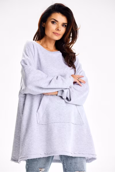 Bluza Damska Model M335 Grey - Infinite You — zdjęcie 1