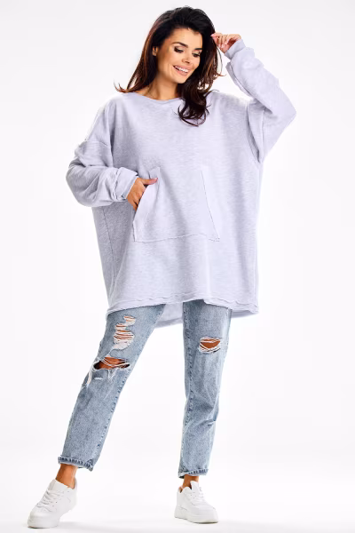 Bluza Damska Model M335 Grey - Infinite You — zdjęcie 3