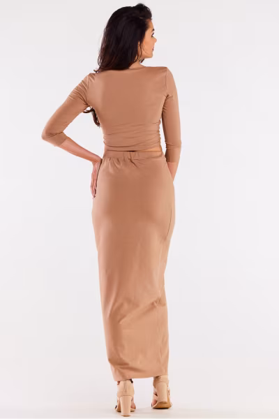 Spódnica Model M305 Beige - Infinite You — zdjęcie 3