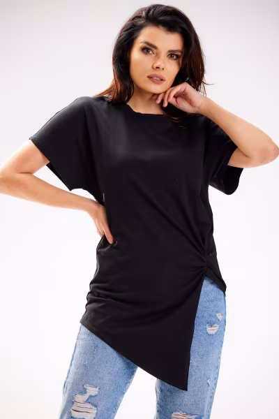 Bluzka Model M268 Black - Infinite You — zdjęcie 1