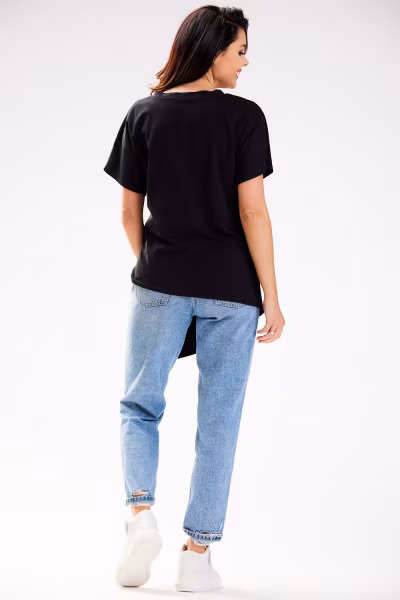 Bluzka Model M268 Black - Infinite You — zdjęcie 3