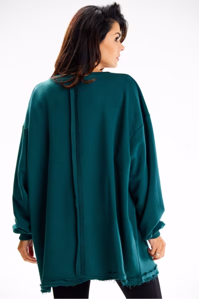 Bluza Damska Model M335 Bottle Green - Infinite You — zdjęcie 2