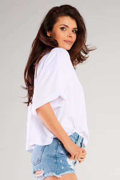 Bluzka Model M265 White - Infinite You — zdjęcie 2