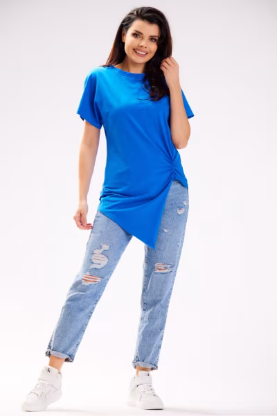 Bluzka Model M268 Blue - Infinite You — zdjęcie 1