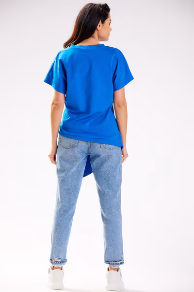 Bluzka Model M268 Blue - Infinite You — zdjęcie 3