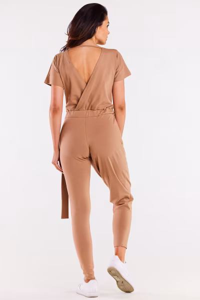 Spodnie Kombinezon Model M298 Beige - Infinite You — zdjęcie 3