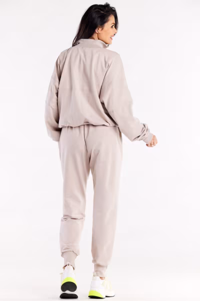 Spodnie Dresowe Model M317 Beige - Infinite You — zdjęcie 3