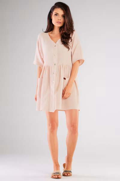 Sukienka Model M258 Beige - Infinite You — zdjęcie 2