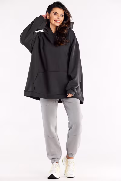 Bluza Damska Model M323 Grafit - Infinite You — zdjęcie 3