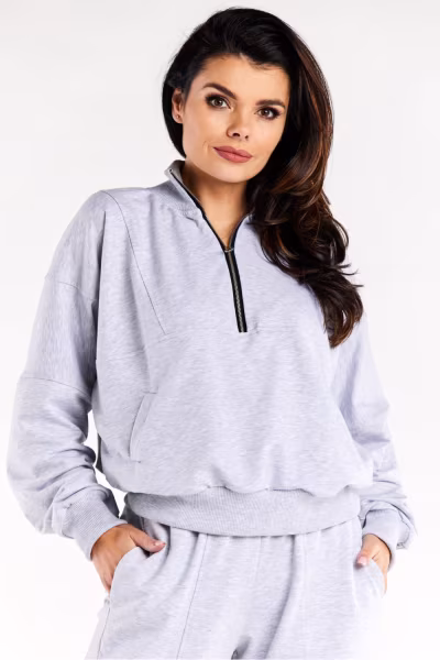 Bluza Damska Model M316 Grey - Infinite You — zdjęcie 1