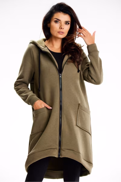 Bluza Damska Model M334 Khaki - Infinite You — zdjęcie 1