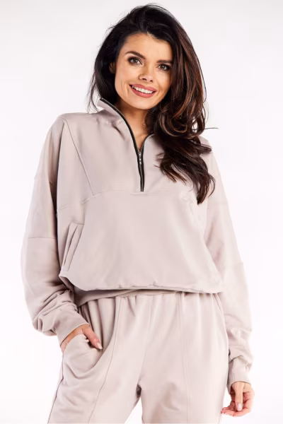 Bluza Damska Model M316 Beige - Infinite You — zdjęcie 1