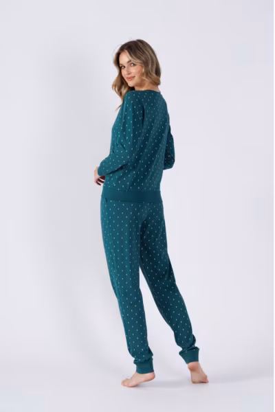 Piżama Damska Model Nikol 1479 Green - M-Max — zdjęcie 2