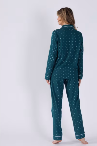 Piżama Damska Model Newena 1478 Green - M-Max — zdjęcie 2