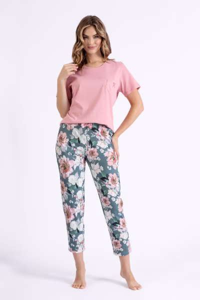 Piżama Damska Model Lita 1457 Coral - M-Max — zdjęcie 1