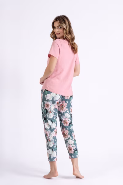 Piżama Damska Model Lita 1457 Coral - M-Max — zdjęcie 2