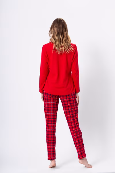 Piżama Damska Model Alina 1388 Red - M-Max — zdjęcie 2