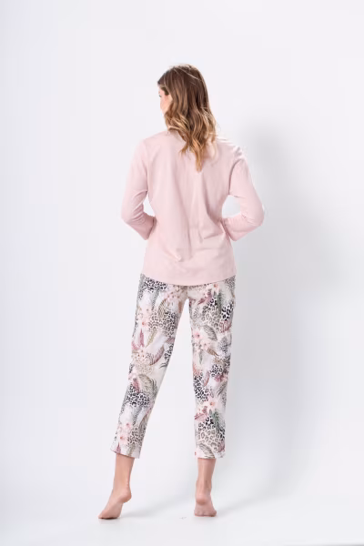 Piżama Damska Model Cecylia 1345 Light Pink - M-Max — zdjęcie 3