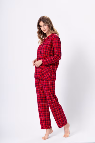 Piżama Damska Model Ala 1389 Red - M-Max — zdjęcie 2