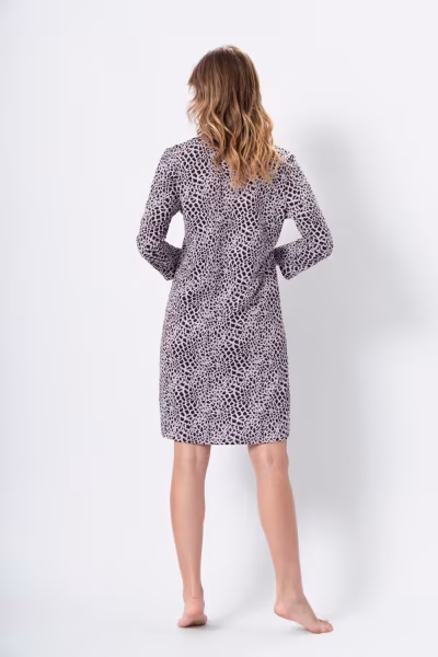 Koszulka nocna Koszula Nocna Model Ewa 1353 Lilia - M-Max — zdjęcie 3