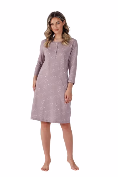 Koszulka nocna Koszula Nocna Model Blanka 1503 Cappuccino - M-Max — zdjęcie 1